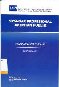 Standar Audit (SA 530) Sampling Audit