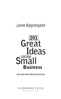 Image of 201 Great Ideas for Your Small Business Revised & Updated Edition