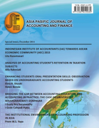 Image of APJAF ( Asia Pasific Journal of Accounting and Finance )