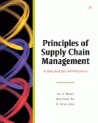 Principles of Supply Chain Management : A Balance Approach