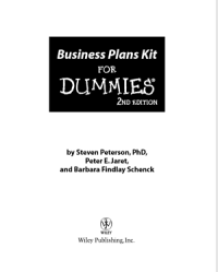 Image of Business Plans Kit for DUMmIES 2nd