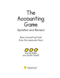 The Accounting Game : Basic Accounting Fresh From The Lemonde Stand