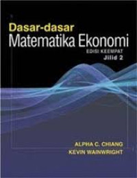 Image of Dasar-dasar Matematika Ekonomi Jilid 2 Ed.4