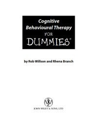 Image of Cognitive Behavioural Therapy For Dummies