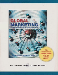 Image of Global Marketing : Contemporary Theory, Practice and Cases