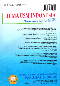 Image of JUMA USM INDONESIA : Jurnal Manajemen dan Akuntansi