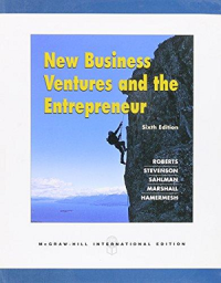 Image of New Business Ventures And The Entrepreneur