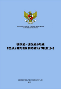 Image of Undang-Undang Dasar Negara Republik Indonesia Tahun 1945