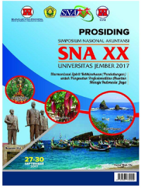 Image of Prosiding : Simposium Nasional Akuntansi (SNA) XX Jember 2017 : Harmonisasi Spirit Kebhinekaan (Pendalungan) untuk Penguatan Profesionalitas Akuntan Menuju Indonesia Jaya