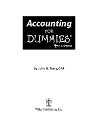 Image of Accounting for DUMmIES 4th