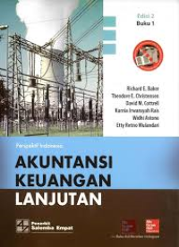 Image of Akuntansi Keuangan Lanjutan ( Perspektif Indonesia ), Edisi 2 Buku 1