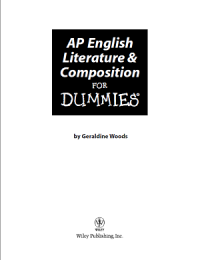 Image of AP English Literature & Composition for DUMmIES