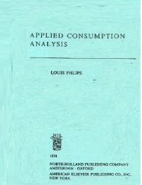 Image of Applied Consumption Analysis