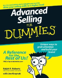 Image of Advanced Selling for DUMmIES