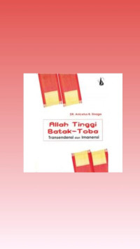 Image of Allah Tinggi Batak-Toba Transendensi dan Imanensi