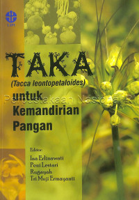 Taka (Tacca leontopetaloides) : untuk kemandirian pangan