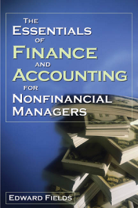 Image of The essentials of finance and accounting for nonfinancial managers