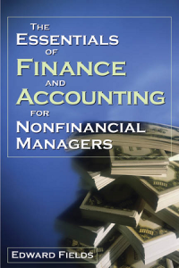 The essentials of finance and accounting for nonfinancial managers