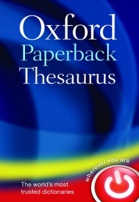 Image of Oxford paperback thesaurus