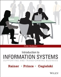 Introduction To Information Systems: Supporting and Transforming Business