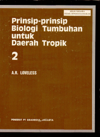 Prinsip-prinsip biologi tumbuhan untuk daerah tropik 2