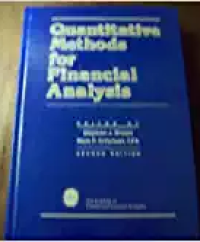 Image of Quantitative Methods for Financial Analysis