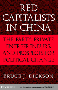 Image of Red Capitalists in China : The Party, Private Entrepreneurs, and Prospects for Political Change