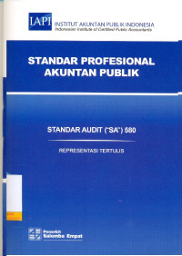 Image of Standar Audit (SA 580) Representasi Tertulis