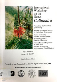 Image of International Of Workshop On The Genus Calliandra : Proceedings of  A Workshop Held January 23 - 27, 1996
